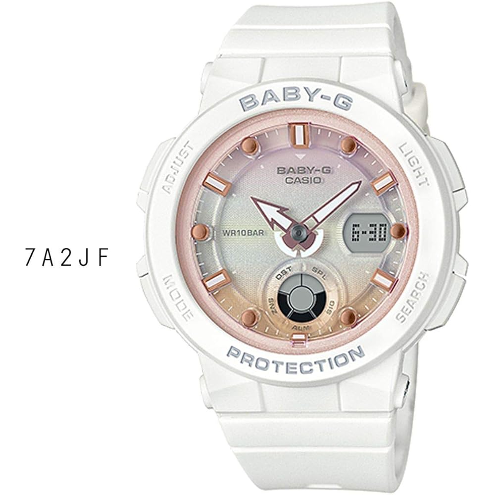 [Casio] Baby-G Watch [Domestic Genuine Product] BEACH TRAVELER BGA-250-7A2JF Women's White