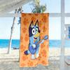 Bluey's Adventure Beach Towel Quick-Dry Soft Microfiber Comfortable Lightweight Suitable for Sports, Travel, Swimming, Yoga, Bathroom, Beach, And Pool