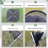 Long Zhan Coated Square Stream Fishing Net with Ground Stake