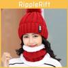 Womens Knitted Hat With Lining And Letter Embroidery For Winter Warmth