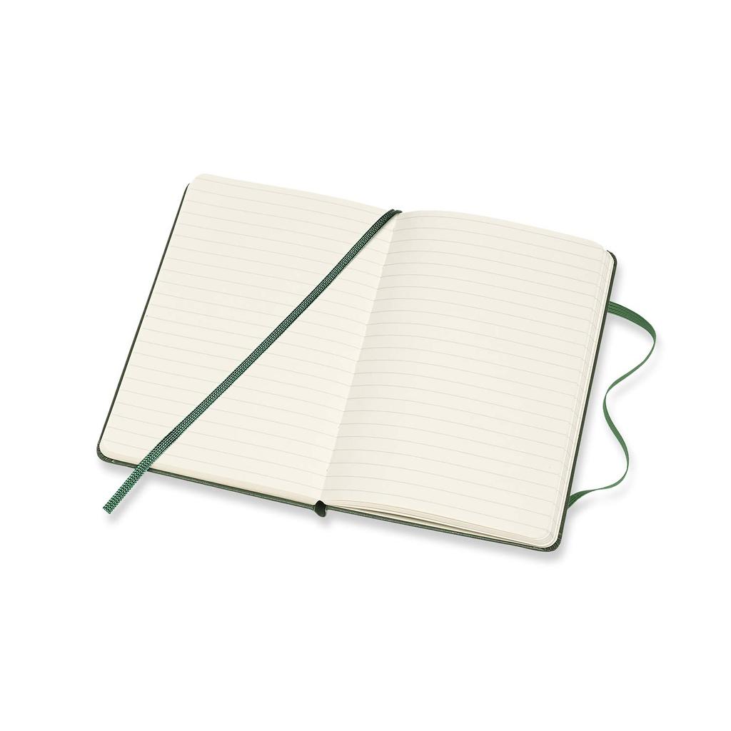 Moleskine Classic Horizontal Pocket Myrtle MM710K15 Notebook, Hardcover, Ruled, Size, Green,