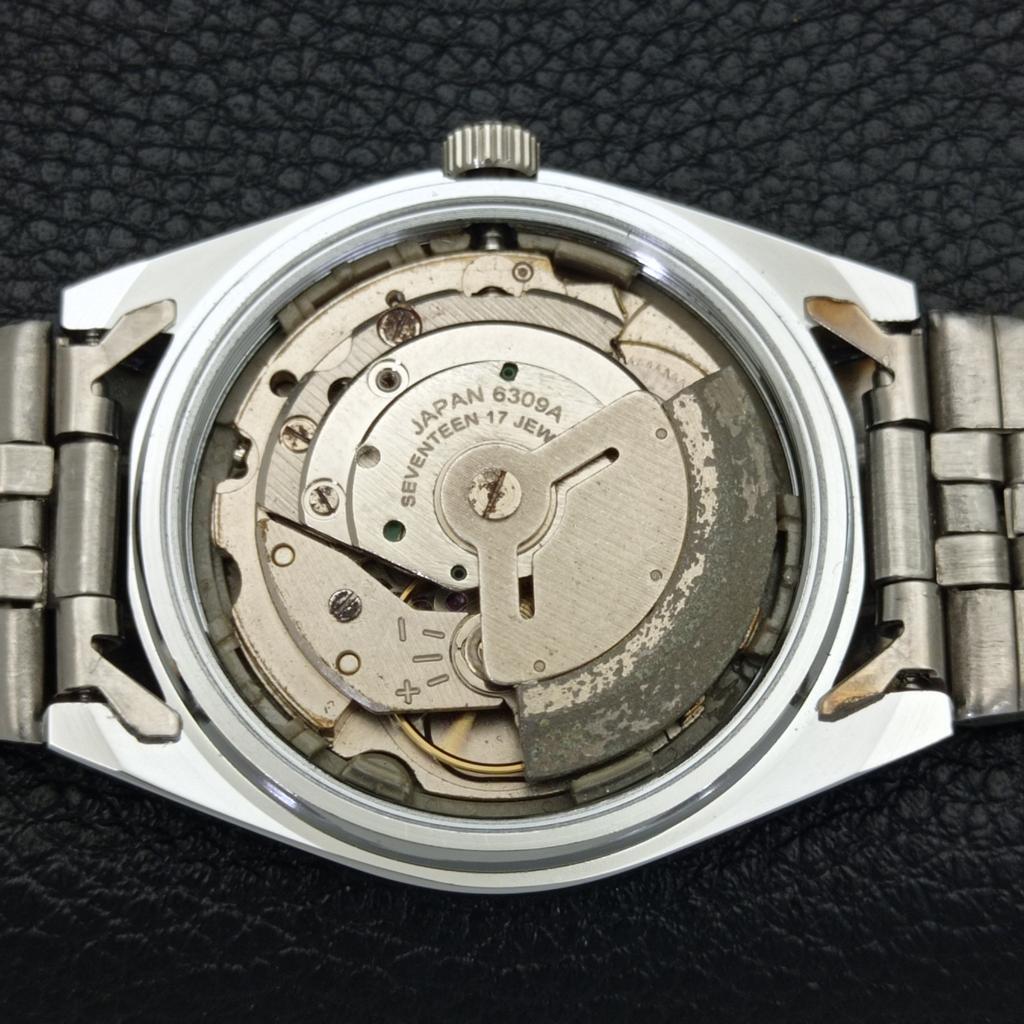 REFURBISHED SEIKO 5 AUTOMATIC MENS WATCH JAPAN MADE GREEN DIAL CUSTOM a440099-2 QV90-a440099