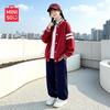 MINISO Girls' Spring Autumn Contrast Baseball Set