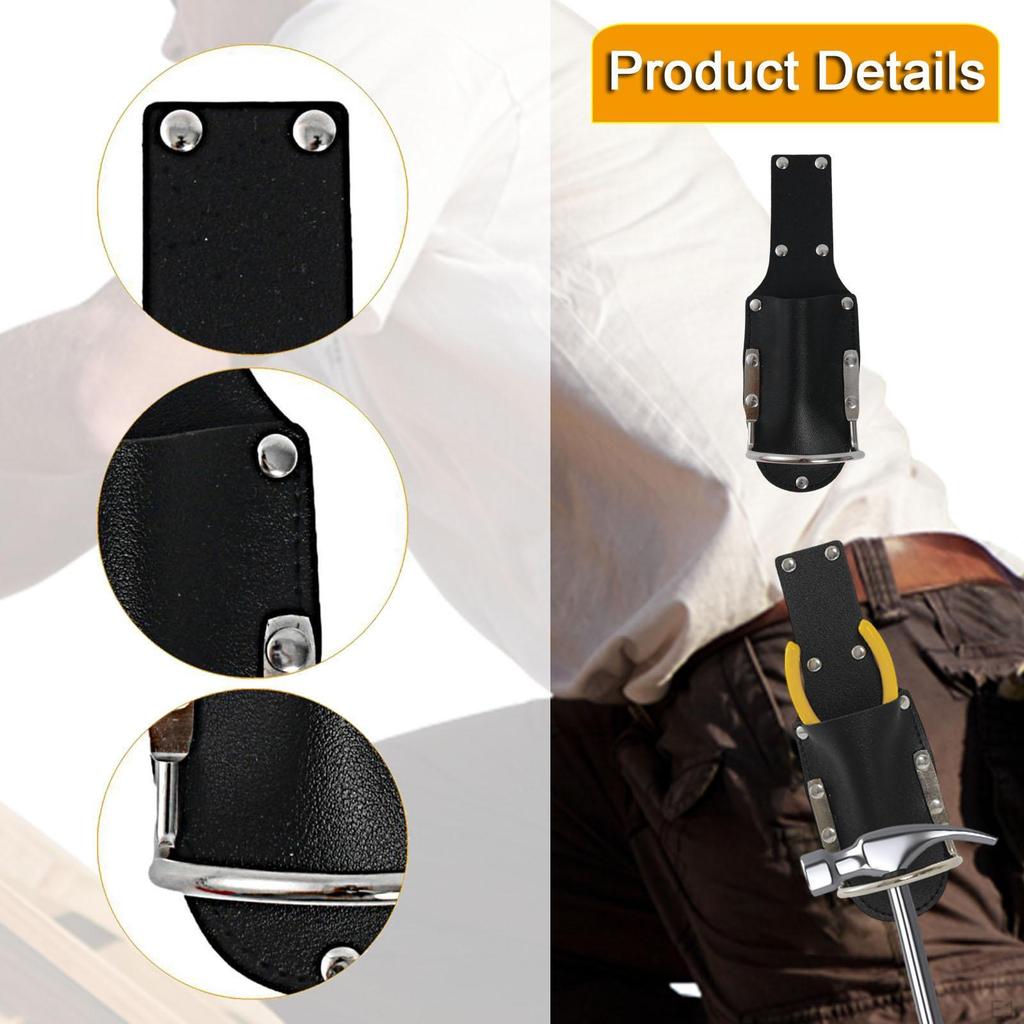 Pouzdro na kladivo Přenosný organizér z PU kůže Odolný pro dřevoobrábění Tesařské práce