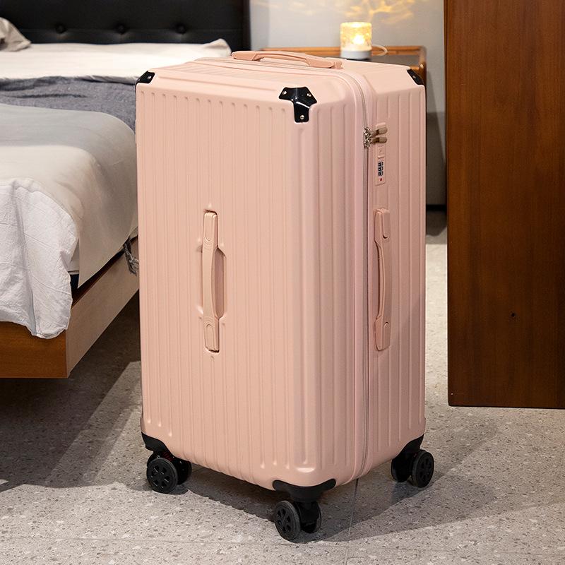 Large-Capacity 28-Inch 5-Wheel Multifunctional Student Suitcase with 24-Inch Durable Travel Option