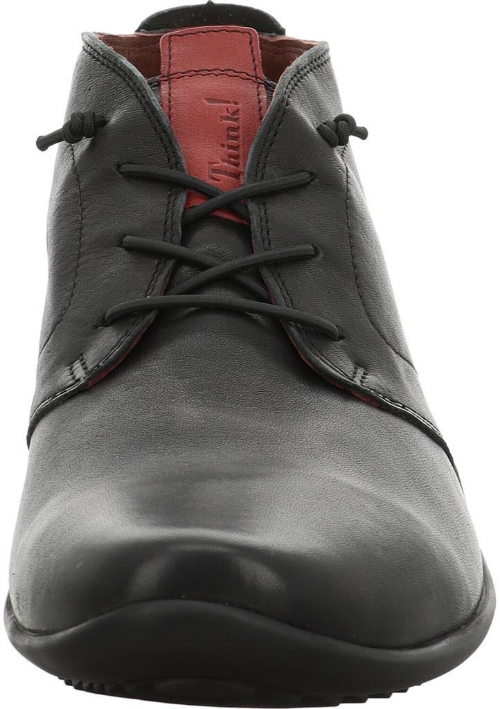 Black Lace-up Think Boots 23675226