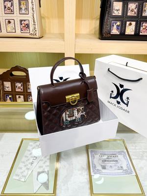 Borsa a Tote Lussuosa con Ricamo di Elefante - Moda 2026, Borsa a Mano di Grande Capacità per Donne