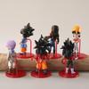 Dragon Ball Anime 6Pcs Cartoon Model Goku Vegeta Trunks Toys Doll Desktop Decoration Collection Children Gift