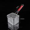 Stainless Steel Fryer frying Basket Screen French Fries Frame Square Filter Net Encrypt Colander Strainer Shaped Frying Meshed