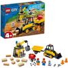 LEGO® City 60252 Demoliční staveniště, Stavební vozidlo, hračka s buldozerem a rypadlem pro děti od 4 let