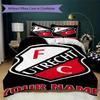 Benutzerdefinierter Name FC Utrecht Muster Bettwäsche Steppdecke Set Steppdecke Bezug Kissenbezug Heimdekoration Geburtstagsgeschenk (1*Bettbezug+2*Kissenbezug ohne Füllung)