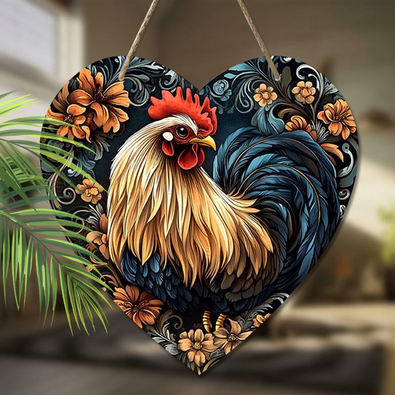 2D flat wooden hanging decorative signs, family wall or door decoration, garden decoration, housewarming gifts for friends