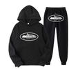 Unisex Oversized Streetwear Mikina Jogger Set Ležérní Sportovní Oblečení Podzim Mladistvý Hip Hop Skateboard