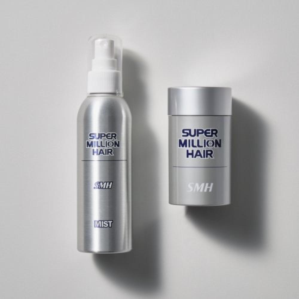 Super Million Hair Black Color 25g 1+ Exclusive Mist 165ml X1 dark brown