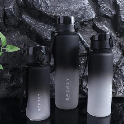 Gradient Color Leak Proof Colorful Plastic Cup PC Large Capacity Sports Kettle  School