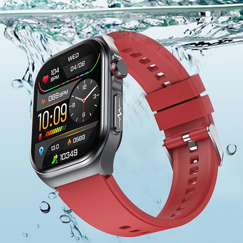 ET585 Health Management Smartwatch with ECG, HD Color Screen, Long Battery Life, and Call Features