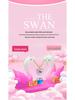Elegance Swan Couple Car Ornaments - High-End Perfume Decor for Center Console