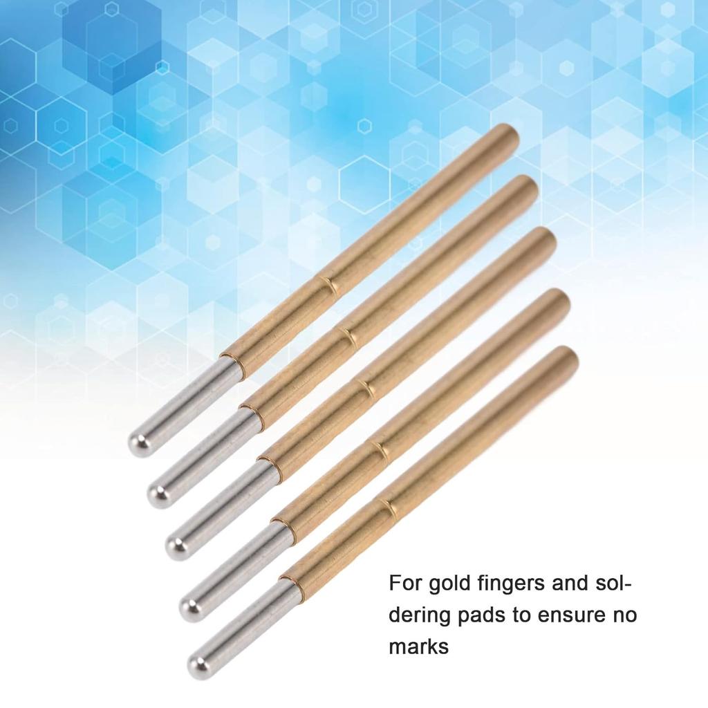 Spring Test Probes, 100Pcs P125-J High Accuracy Round Pogo Pins for PCB Board Testing Contact