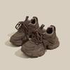 Platform Dad Shoes Women's Spring New Retro Fashion Versatile Small Height Increase Sports and Leisure Single Shoes Trend