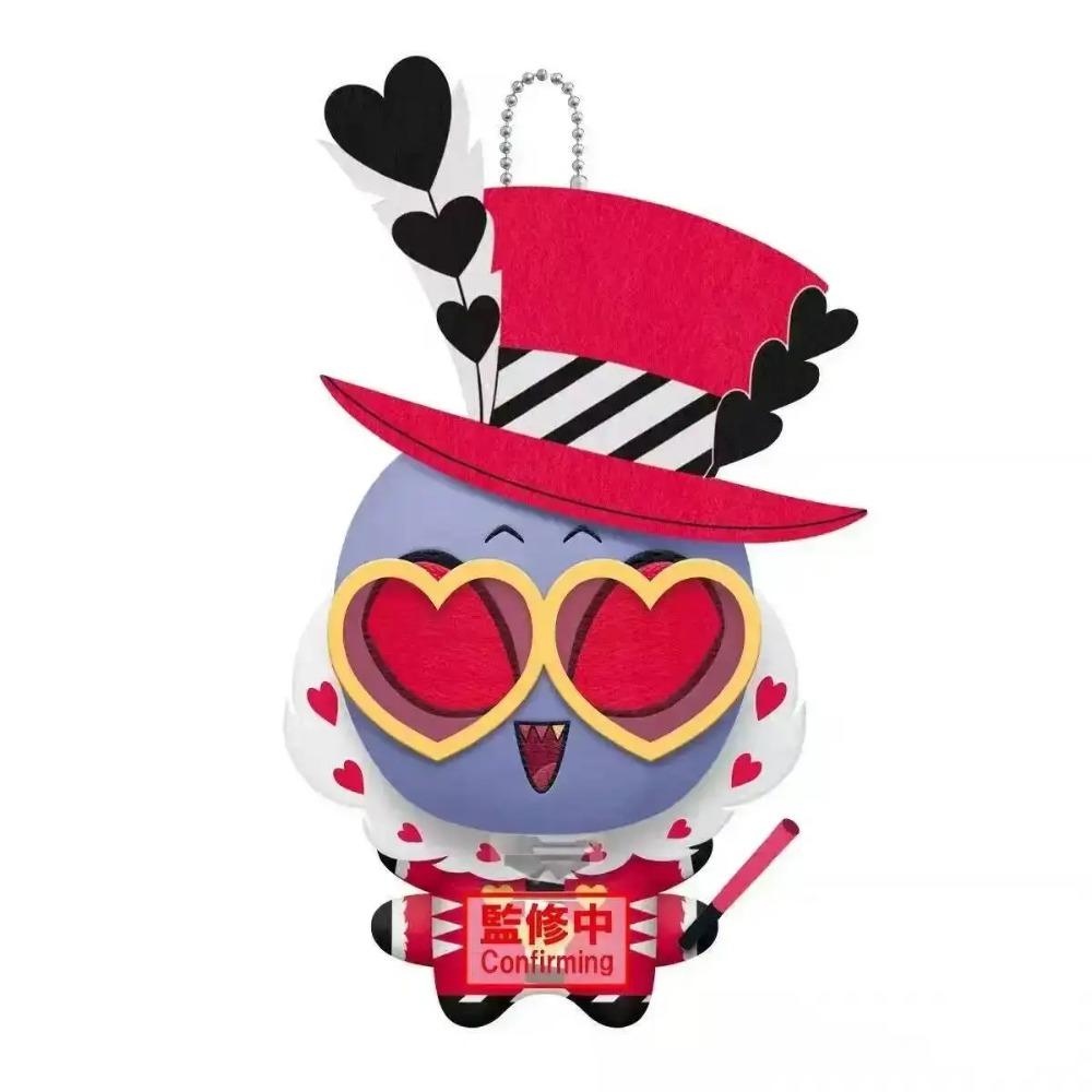 10cm Anime Hell Inn Cotton Doll Hazbin Hotel Lucifer Peripherals Toy Hot Movie Cute Imitation Plush Doll Pendant Gift For Fans