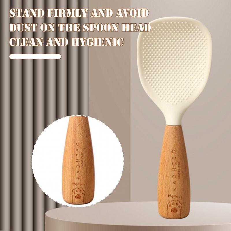 Creativity Silicone Rice Spoon Washable Lightweight Rice Spoon for Daily Use