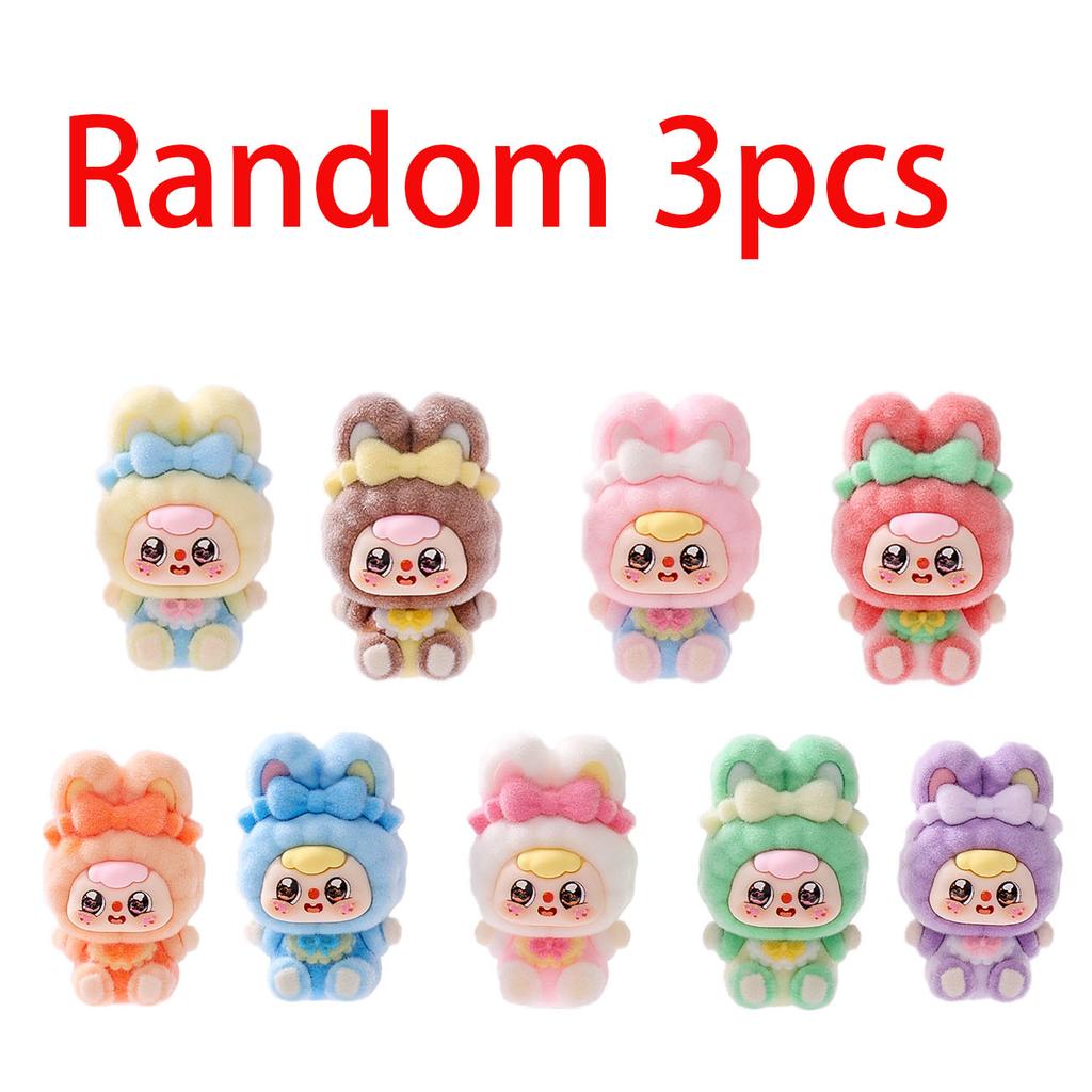 New Butterfly Knot Rabbit Plush Cute Doll Toys, Diy Blind Box Accessories Car Desktop Small Ornament Halloween Christmas Gifts