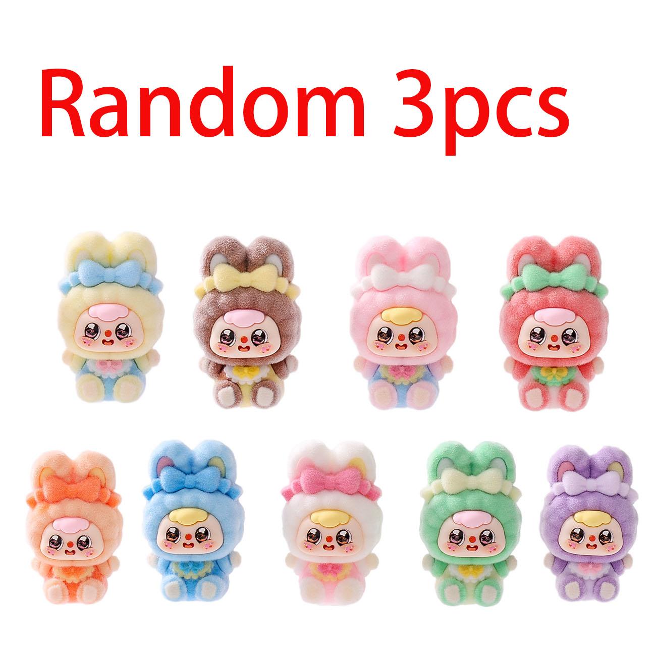 

Новые плюшевые игрушки-куклы Кролик с бантом-бабочкой, милые, аксессуары для DIY-сюрприз-боксов, маленькие украшения для авто и рабочего стола, подарки на Хэллоуин, Рождество