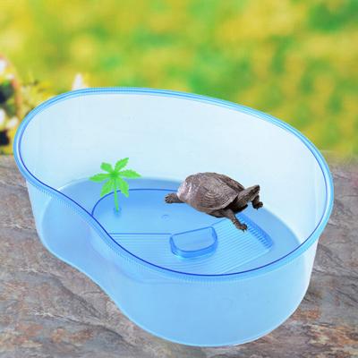 Schildkrötenbecken mit Sonnenplattform, großes Fassungsvermögen, transparentes Aquarium, Schildkrötenzucht