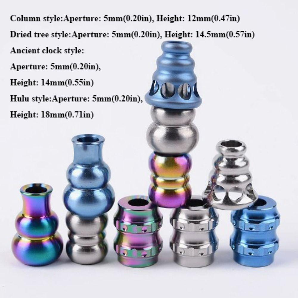 Titanium Alloy TC4 Knife Beads 10 Styles Paracord Rope Knife Beads  EDC Multi Tools