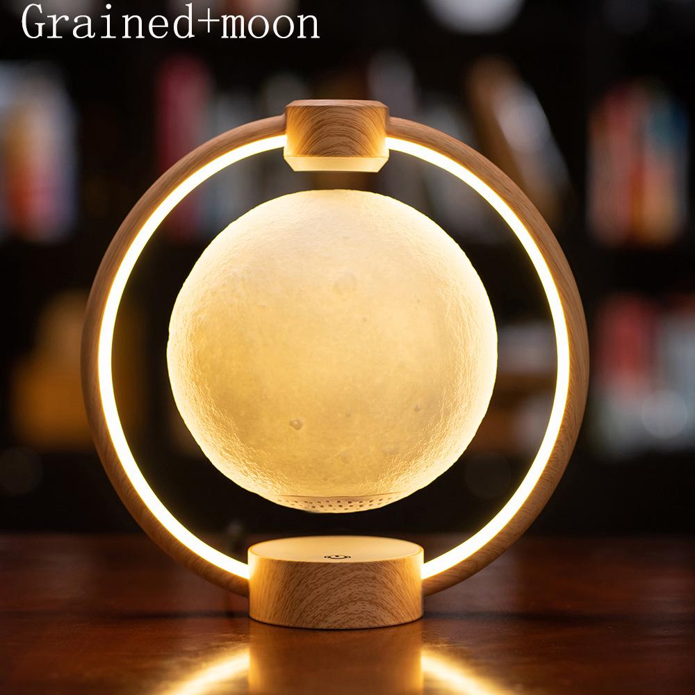 Maglev Moon Light Rotatable with Bluetooth Speaker Remote Control DC Powered Floating Moon Light for Bedside and Music Playing