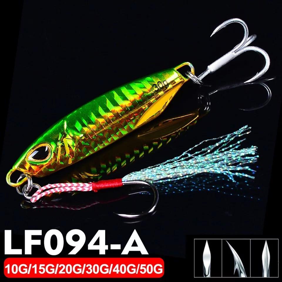 Metal Jig 10g 15g 20g 30g 40g 50g Shore Casting Jigging Spoon Lead Sea Cast Sea Fishing Lure Artificial Bait Tackle