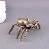 Creative Brass Spider Figurine Miniature Copper Insect Desktop Decor Vintage Tea Pet Craft Collection