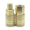 1Pcs Compressor Connector Tool Quick Coupler Tool Coupling Adapter Air Line 1/4" NPT Quick Release Hardening Steel Hose Fitting