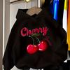 Girls' Casual Fashion Hooded Sweatshirt, Sports Sweatshirt with Print
