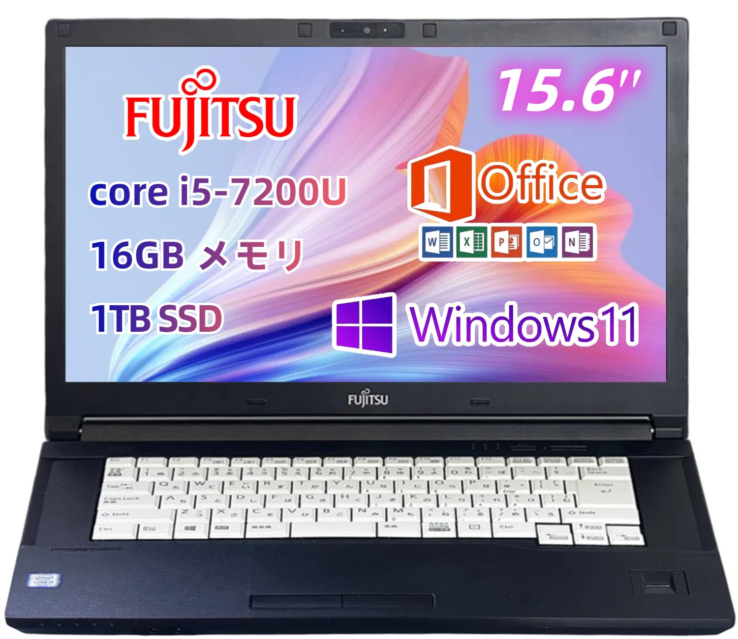 

Відновлений ноутбук Fujitsu A577 з Core Windows Microsoft Office Без налаштування та дротова миша 1 ТБ 15,6-дюймовий процесор i5-7200U 7-го покоління, 11, 2019, чорний