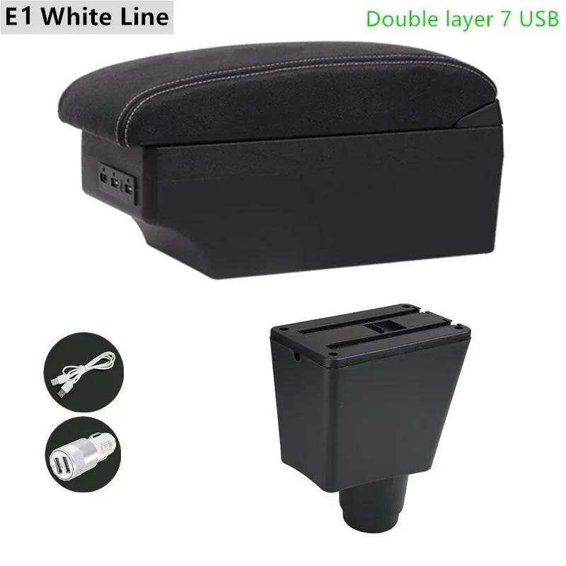 For Renault Logan 2 Armrest Box for Dacia Logan 2 dokker Renault Sandero 2 Car Storage Box supplies interior details USB