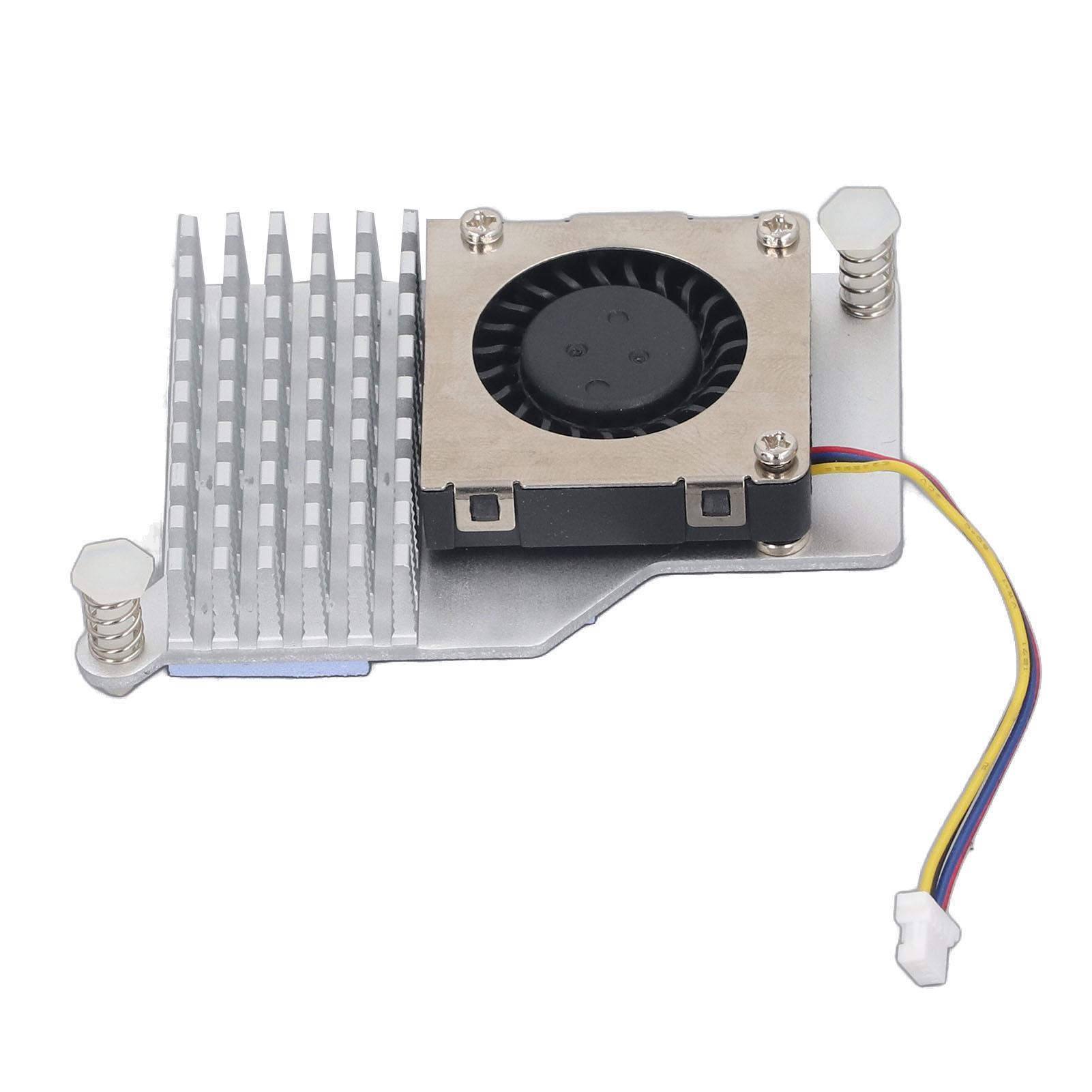 Fit for Pi 5 Cooling Fan, Active Cooler PWM Control Fan Aluminum Alloy Heatsink Efficient Heat Dissipation, Powerful Cooler for Pi 5