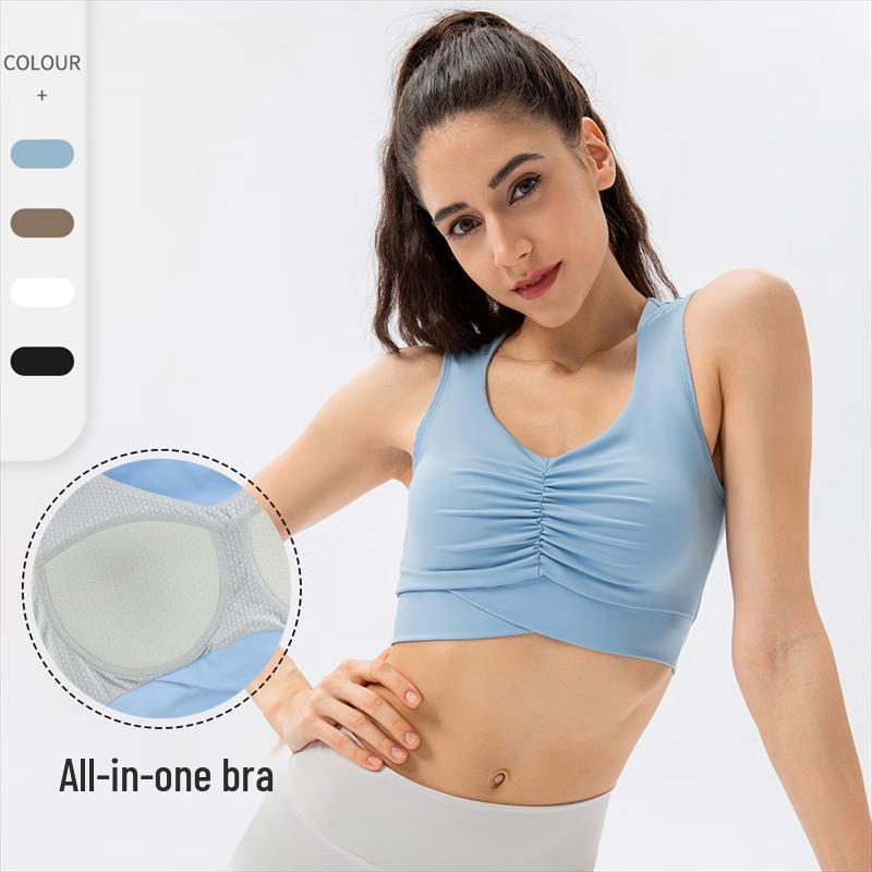 Women's High-Impact Yoga Sports Bra Tank Top