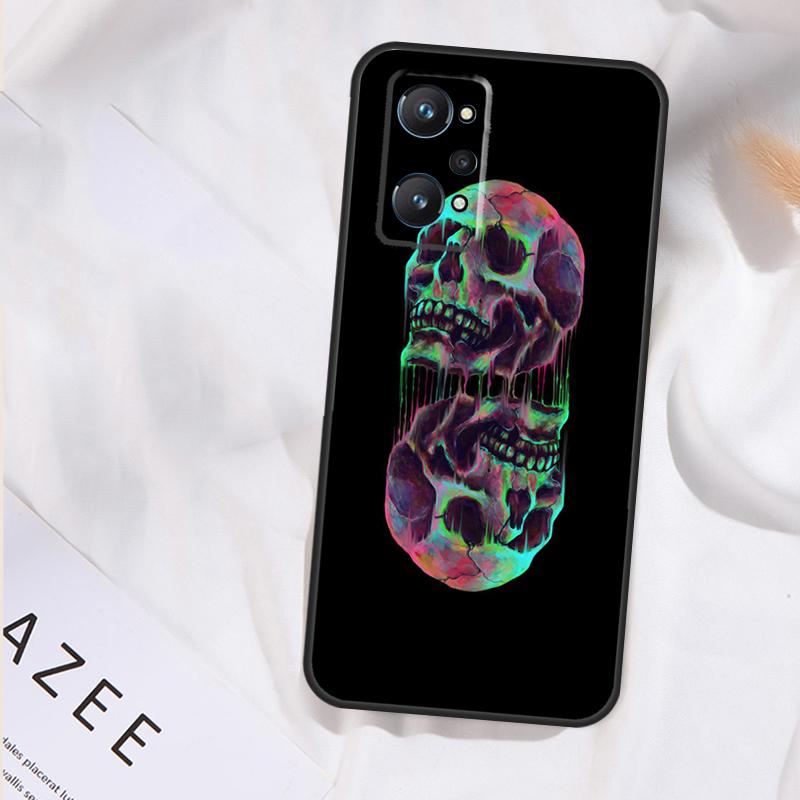 Skull Trippy Octopus Case For Realme 15 12 11 13 14 Pro Plus GT6 GT7 Pro C55 C51 C25 C63 C61 C65 C67 C53 C71 C75