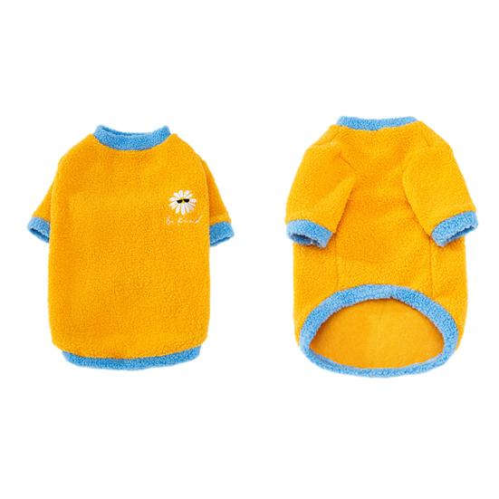 Ubranka dla zwierząt Wygodna ciepła zimowa bluza dla zwierząt Wzór z kreskówek Jasny kolor Stylowy