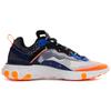 New Nike React Element 87 Thunder Blue/Total Orange AQ1090-004