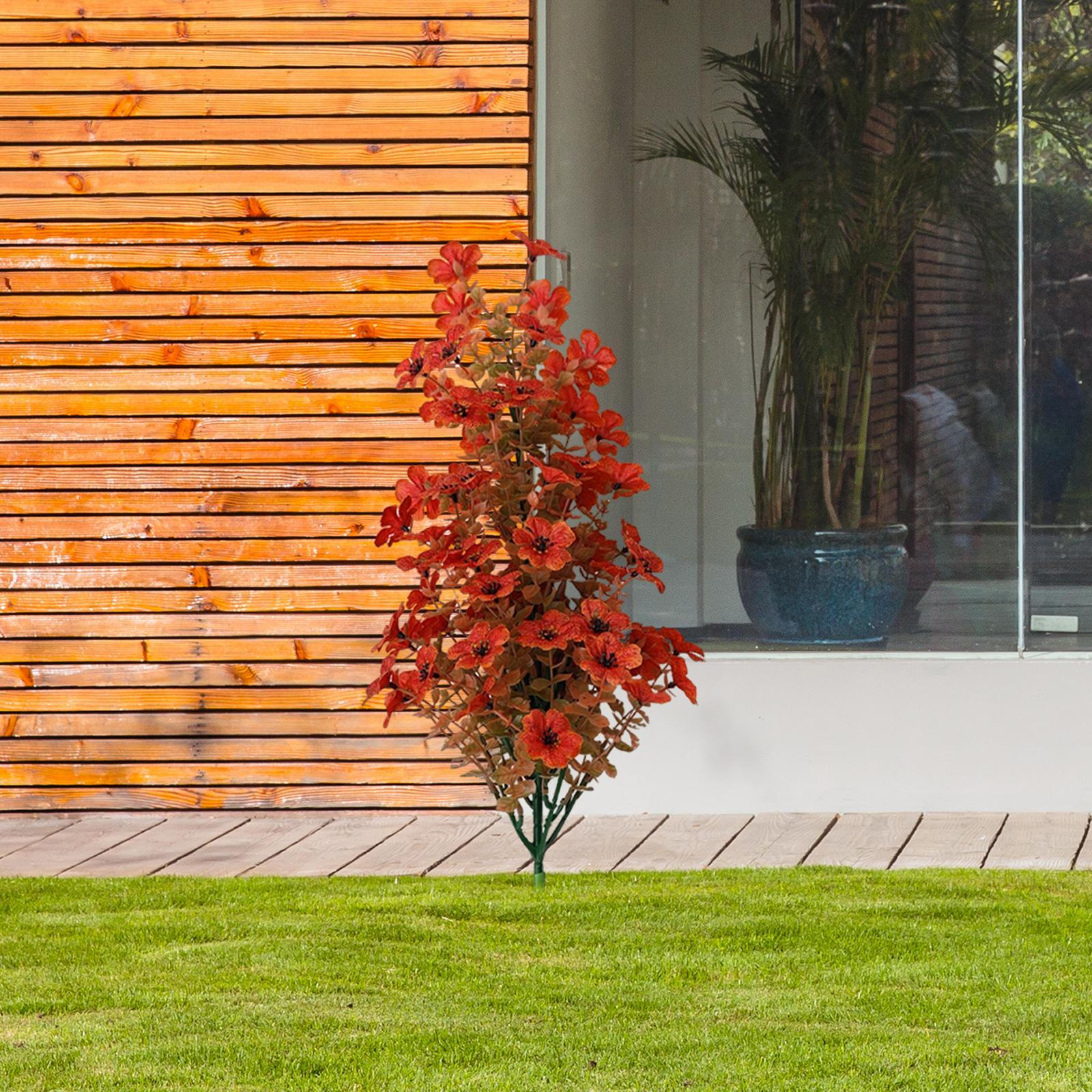 

Artificial Garden Plant, Fall Topiary Decoration, Elegant Gift, Realistic Ornament, Plant for Porch, Red