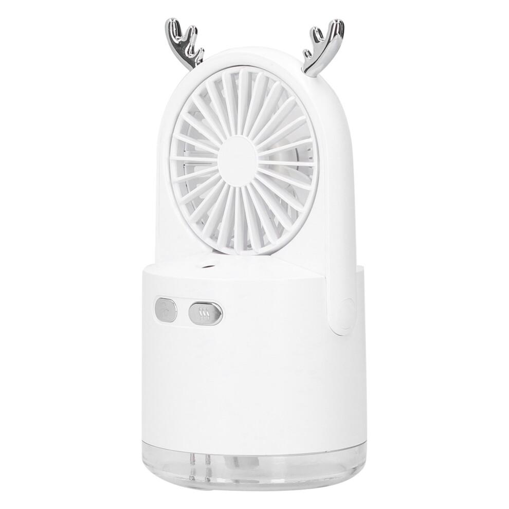 Ventilador de Água com Spray e Função de Vento Natural Simulada Ajuste Multi-Velocidade Portátil de Mão Umidificação de Longa Duração Para o Verão
