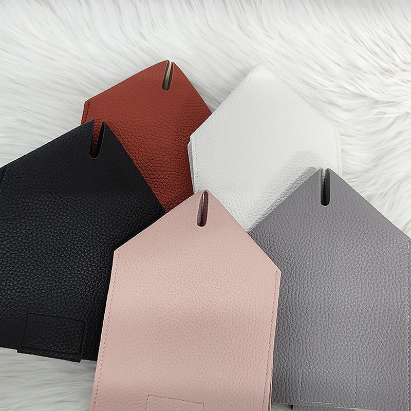 Modern Pu Leather Square Tissue Box Holder Tissue Box Cover Decorative Holder Organizer For Bathroom Bedroom Office Desk Car