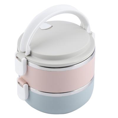 2/4 Tier Lunch Storage Container Stainless Steel Food Container  For Travel
