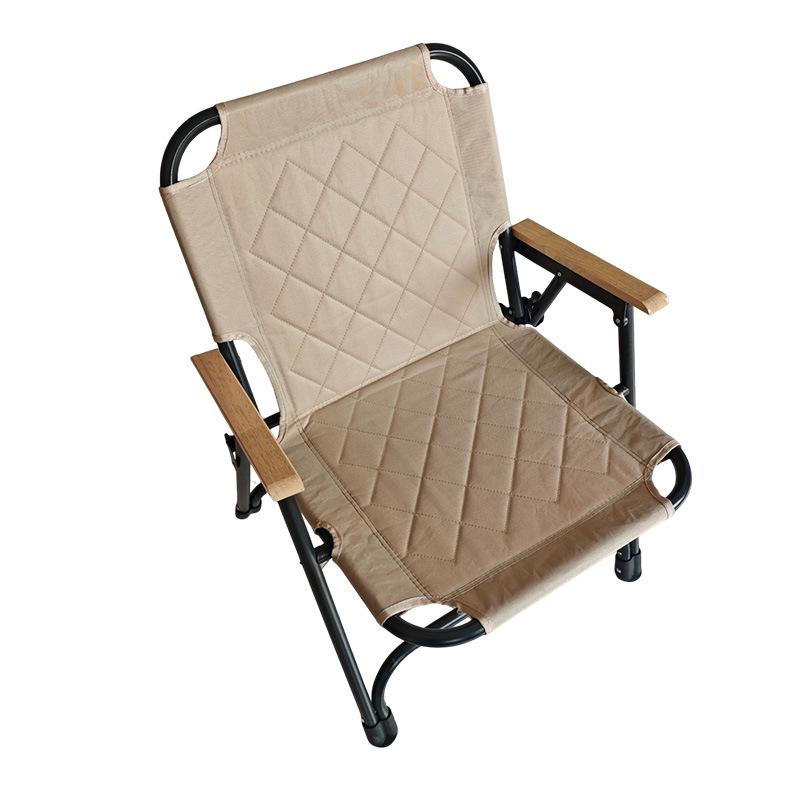 Kermit Cotton-Padded Portable Folding Chair - Outdoor, Camping, Beach, Fishing, No Assembly Needed