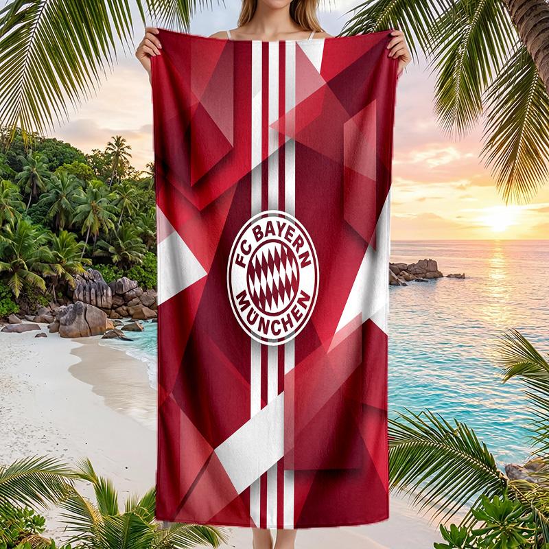 Asciugamano da Spiaggia Bayern Monaco Asciugatura Rapida Microfibra Assorbente Portatile da Viaggio Asciugamano da Nuoto