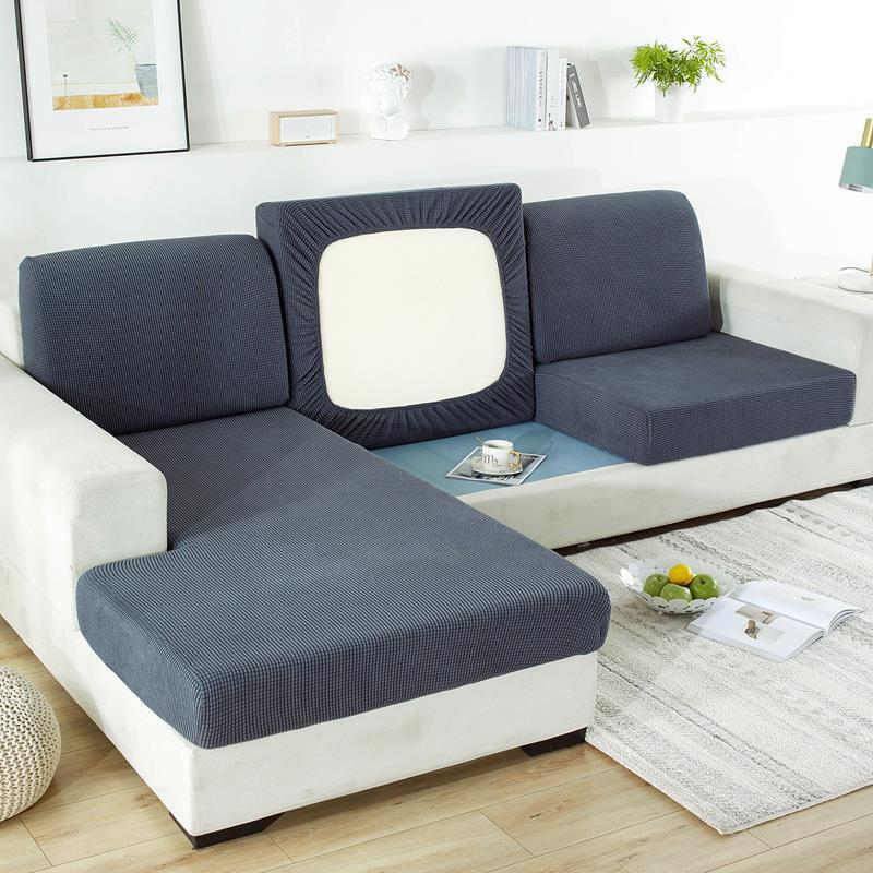 Elastischer Maiskorn Sofaüberwurf: Universeller Vier-Jahreszeiten Sofa- & Sitzkissenbezug