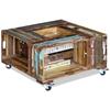 VidaXL Coffee Table Solid Reclaimed Wood 70 X 70 X 35 Cm