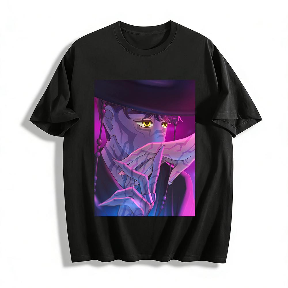 Ryomen Sukuna Jujutsu Kaisen Print T-shirt Anime Fans Casual Loose Fit Streetwear Top Pure cotton T-shirt XXS